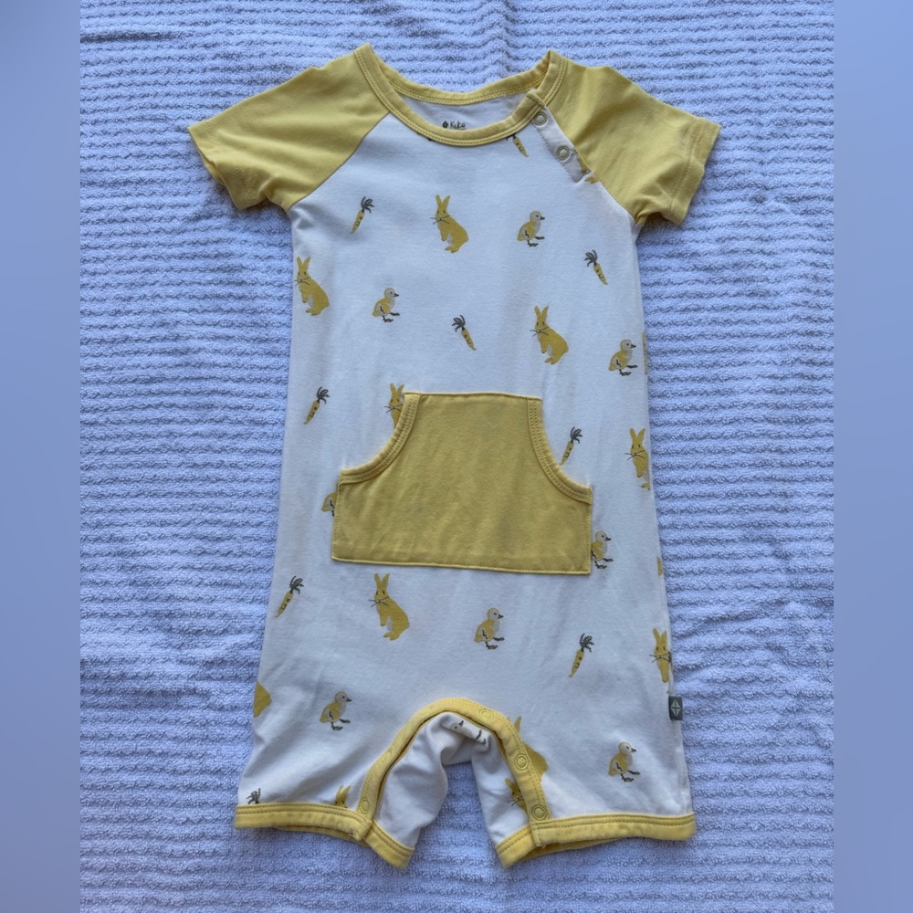 Kyte BABY Shortall. Size: 2T. Color: Hop. EUC